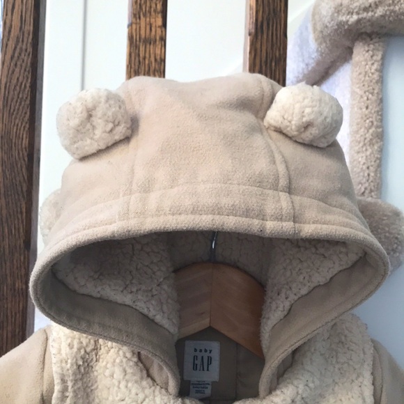 Baby Gap Hooded Coat Jacket 12-18M - Picture 4 of 9